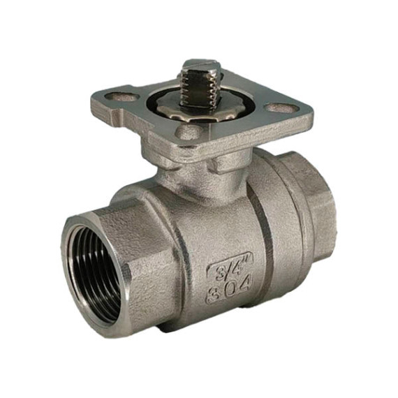 Ball valve 1″ stainless DN25 PN16 two-way two-fold SCBV-Q610F-16FC-25