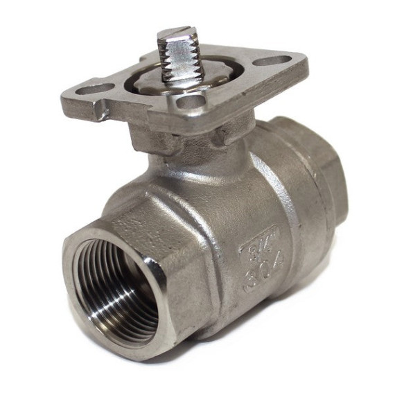 Ball valve 3/8″ stainless DN10 PN16 two-way two-fold SCBV-Q610F-16FC-10