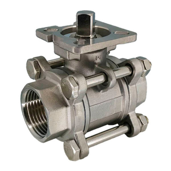 Ball valve 2″ stainless PN16 DN50 with internal thread SCBV-Q611F-16FC-50