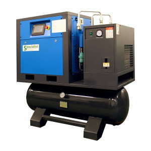 Screw compressor with receiver 3400 l/min, 7~10 bar, 22 kW SCC-ZAIY-30