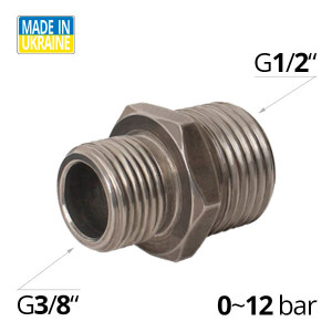 Aluminum fitting SF-A2510 series straight adapter with external thread