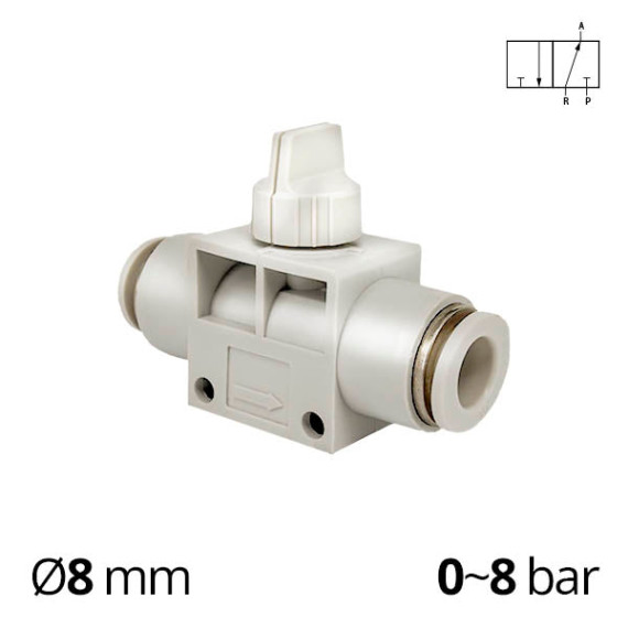 Plastic collet tap of the SF-EHVFF series