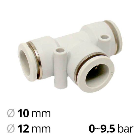 Collet adapter-tee SF-EPEW for pipes