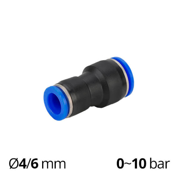Collet adapter straight (rescue) of the SF-IPG series for tubes Ø 4~12 mm