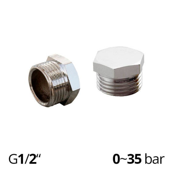 Plug bronze SF-Z2611 with external thread and keyed hexagon