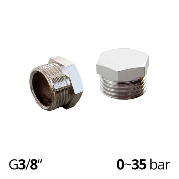 Plug bronze SF-Z2611 with external thread and keyed hexagon