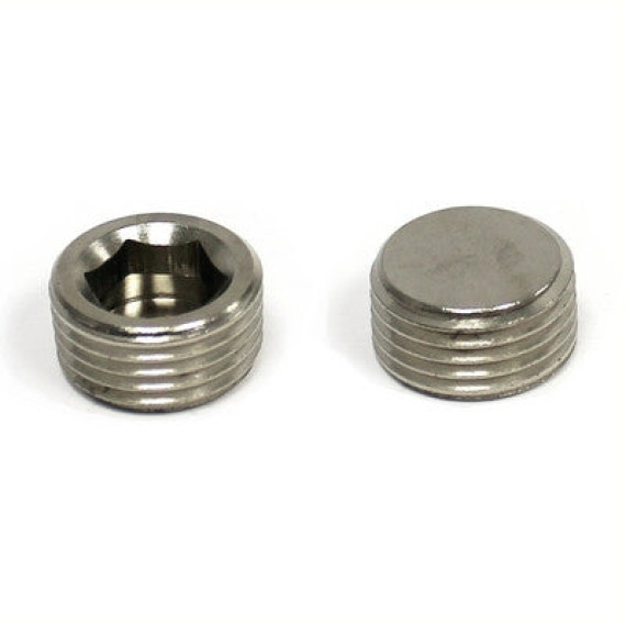 Plug bronze SF-Z2612 with external thread and mounting hexagonal recess