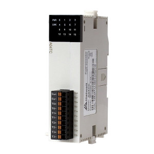 SPLC-A04TC expansion module for connecting 4 thermocouples (up to 1800° C) to a Haiwell PLC