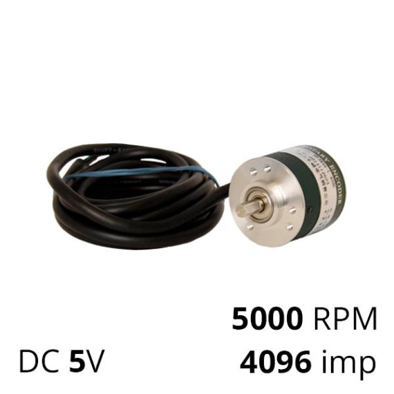 Optical Incremental Encoder with 6mm Shaft with Fox SPLC-SEN-HY-38A6-L5AR-4096