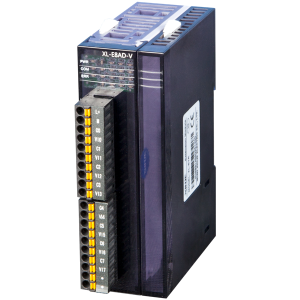Analog expansion modules for Xinje controllers SPLC-XL-E8AD-V series (right)