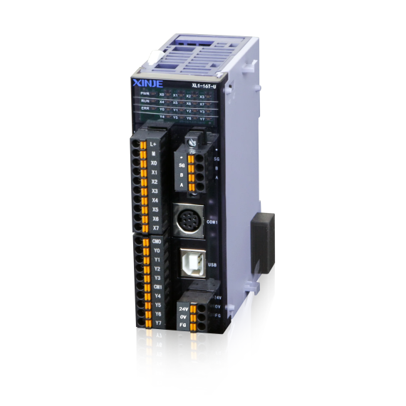 Digital expansion modules for Xinje controllers SPLC-XL-E8PX8YT series (right)
