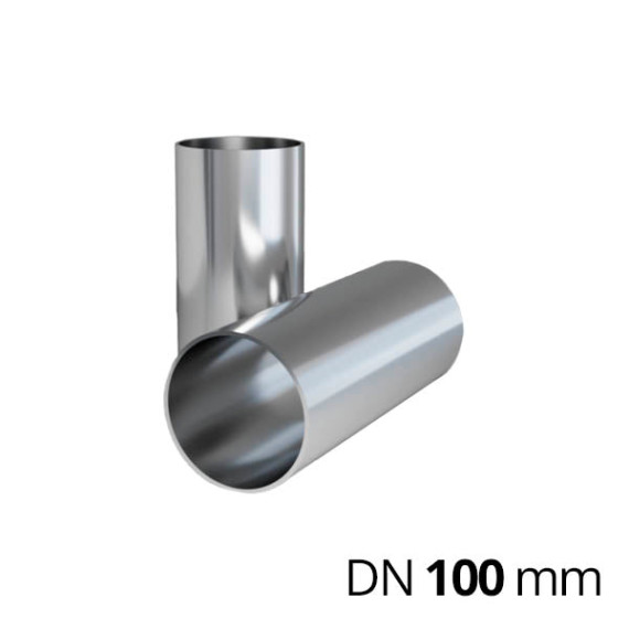 Stainless steel honed pipe DN 100 for volumetric dispensers of lengths up to 2 meters