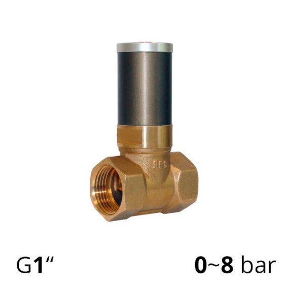 Pneumatic shut-off valve with drive, thread 1 inch (SV-HD-AA-22-25)