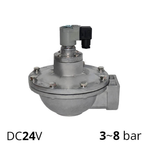 Pulse solenoid valve 2″ for shaking filters SV-RMZ-ES-22NC-50