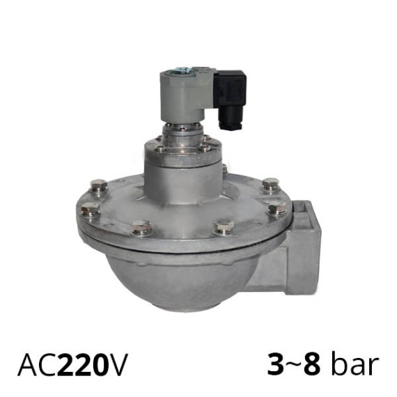 Pulse solenoid valve 2″ for shaking filters SV-RMZ-ES-22NC-50