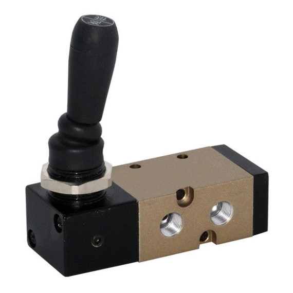 Pneumatic distributor 5/2 with a lever of the SV-TSV series