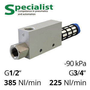 Vacuum ejector SVV-ACV-30HS