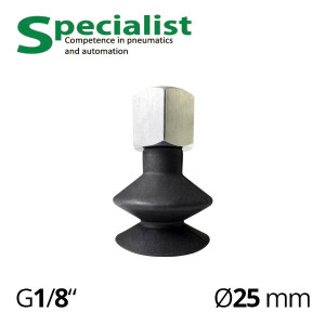 Bellows vacuum suction cup SVV-SBA-25N-G1F