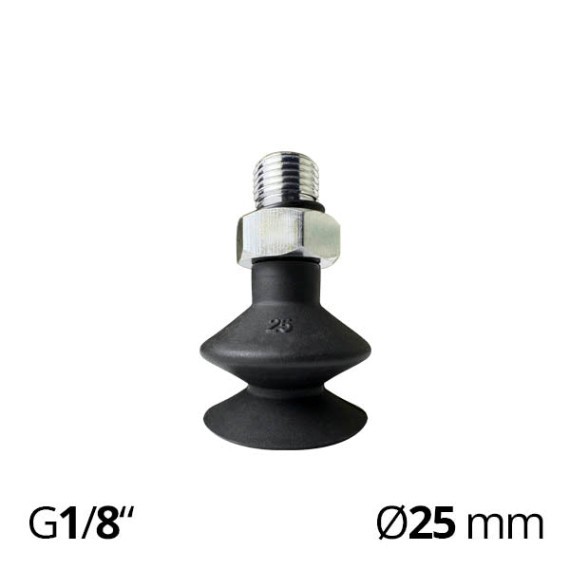 Vacuum bellows suction cup SVV-SBA-25N-G1M