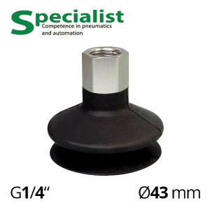 Vacuum suction cup for bellows SVV-SBA-43N-G2F