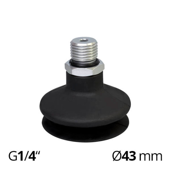 Vacuum suction cup for bellows SVV-SBA-43N-G2M