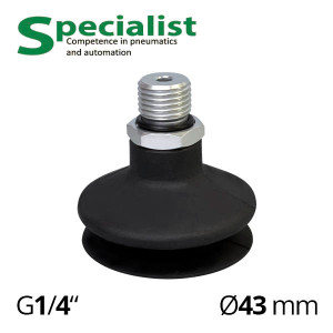 Vacuum suction cup for bellows SVV-SBA-43N-G2M