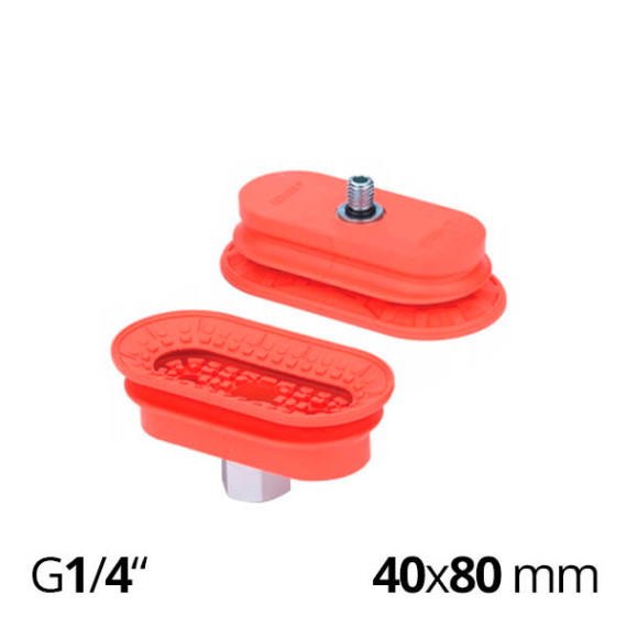 Bellows vacuum suction cup for metal SVV-SOB-40X80-2GF