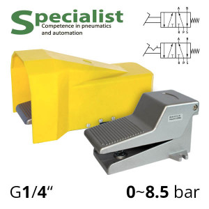 Pneumatic pedal 5/2 series SV-K-FS-52-08
