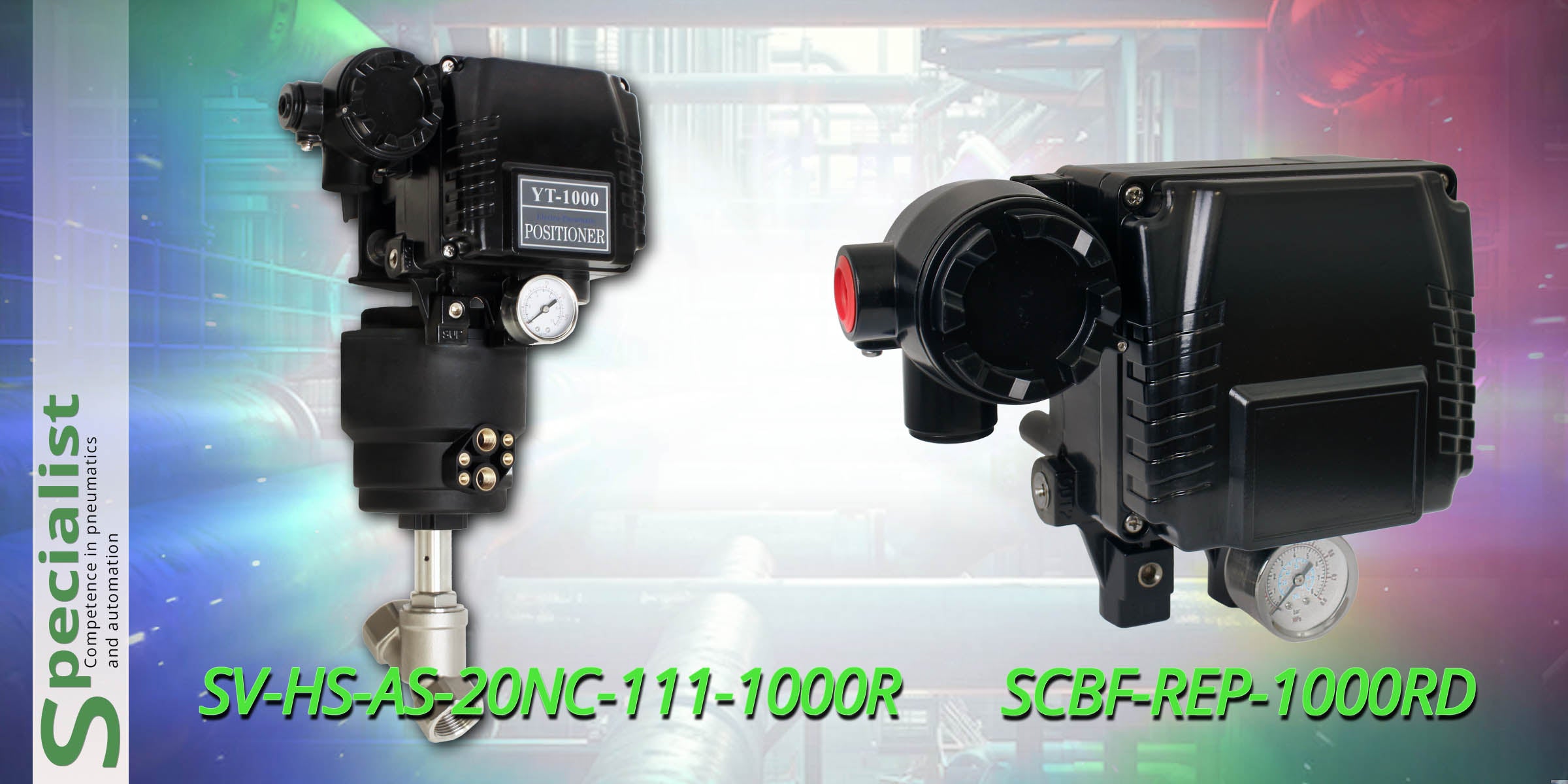 SCBF-REP-1000RD Positioner Model