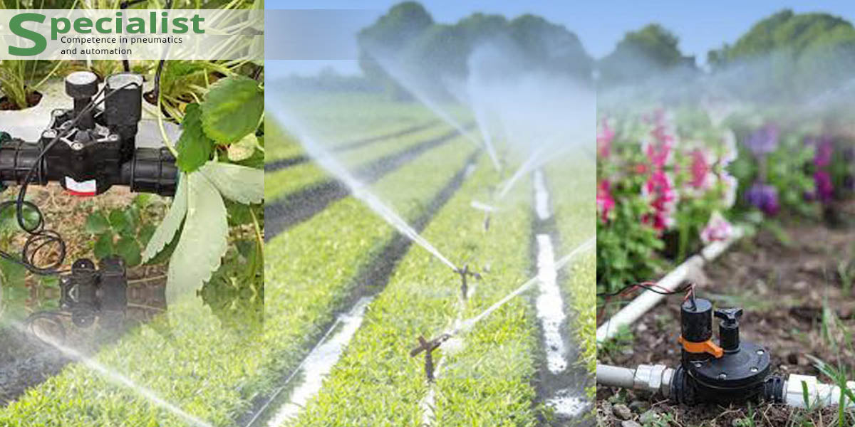 Normally open solenoid valves for irrigation systems