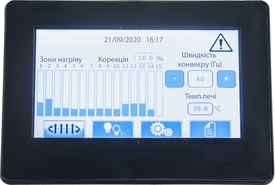 ПЛК для управління індукційною печею для видуву ПЕТ-тари