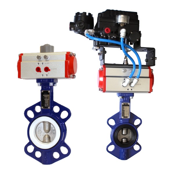 Butterfly Valves with Pneumatic Actuator