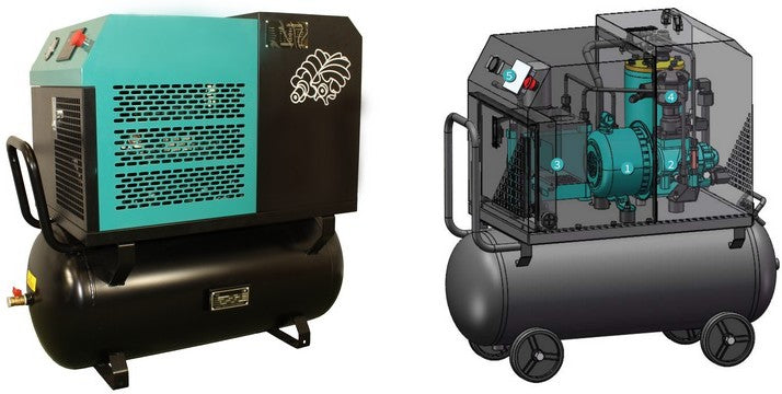 Air compressor on a receiver 60 litres SCC-ME Specialist