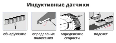 Applications of inductive proximity sensors
