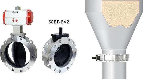 Задвижка для сыпучих продуктов SCBF-BV2