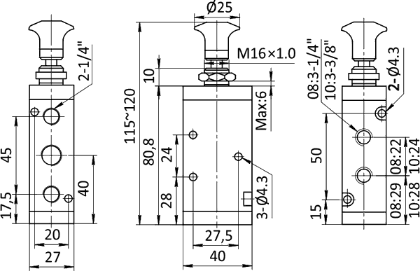 Креслення SV-D-L(S)-52