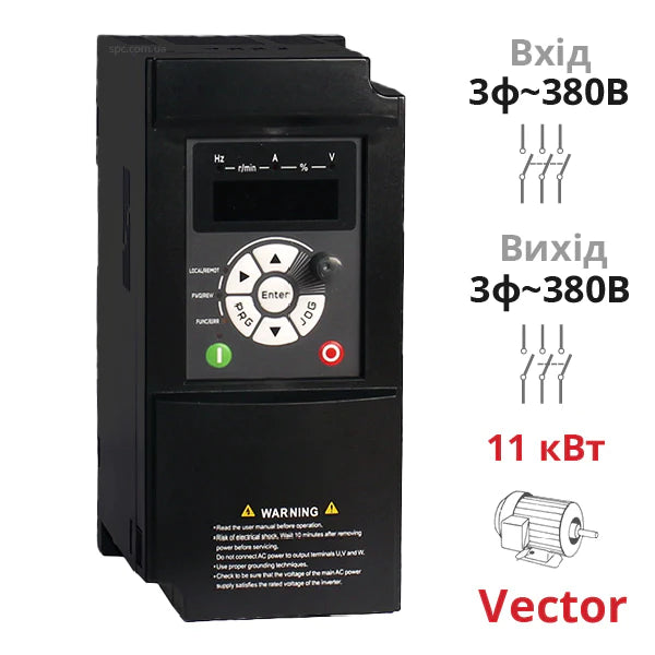 Vector frequency converter 11 kW, 3F~3F/380V (SPLC-AT20-11G/15P4)