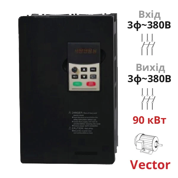 Vector frequency converter 90 kW, 3Ph/380V(SPLC-NZ8400-90G/110P)