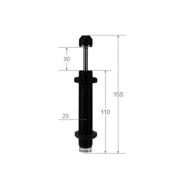 Non-adjustable hydraulic shock absorbers of the SC-AC series