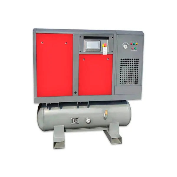 The screw compressor on the receiver and with the frequency control 7~16 bar, max. 2400 l/min, 15 kW SCC-ZAHY-20