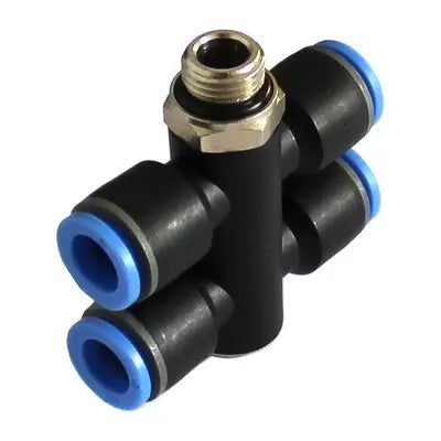 Collet splitter SF-EPGT-2 for 4 pipes and with external thread at the entrance