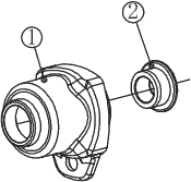 Shaft bushing and hammer part of air wrench